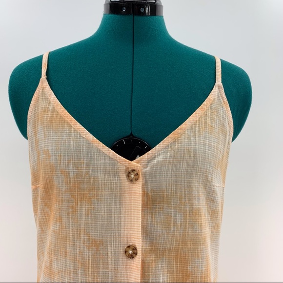 Roxy NWT Apricot Ice Wild Ties Midi Slip Dress, Small - Picture 2 of 16